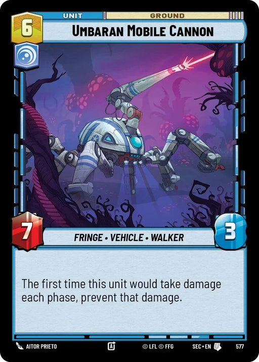 Umbaran Mobile Cannon (577) (Foil) (577) [Secrets of Power] - for just $0.10! 