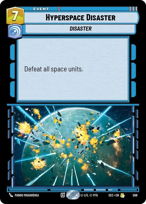 Hyperspace Disaster (588) (Foil) (588) [Secrets of Power] - for just $2.15! 