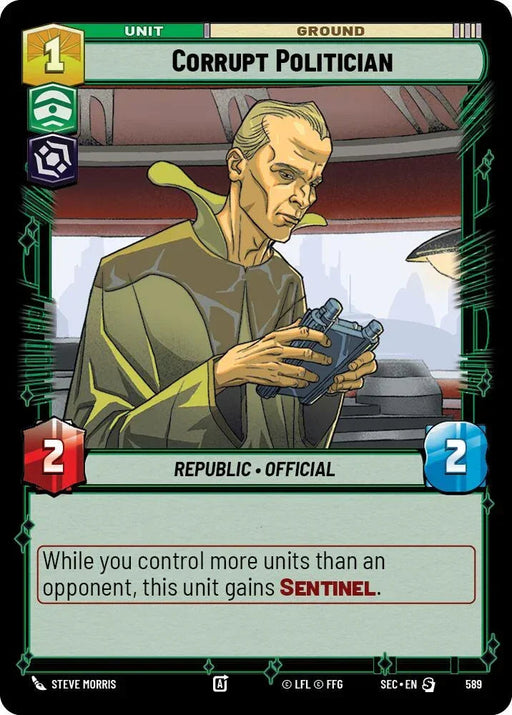 Corrupt Politician (589) (Foil) (589) [Secrets of Power] - for just $0.10! 