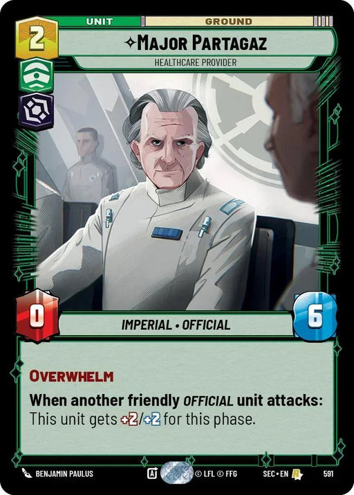 Major Partagaz - Healthcare Provider (Foil) (591) (591) [Secrets of Power] - for just $0.15! 
