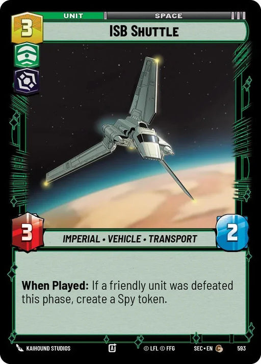 ISB Shuttle (593) (Foil) (593) [Secrets of Power] - for just $0.10! 