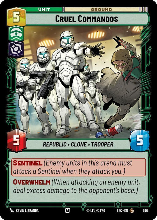 Cruel Commandos (596) (Foil) (596) [Secrets of Power] - for just $0.10! 