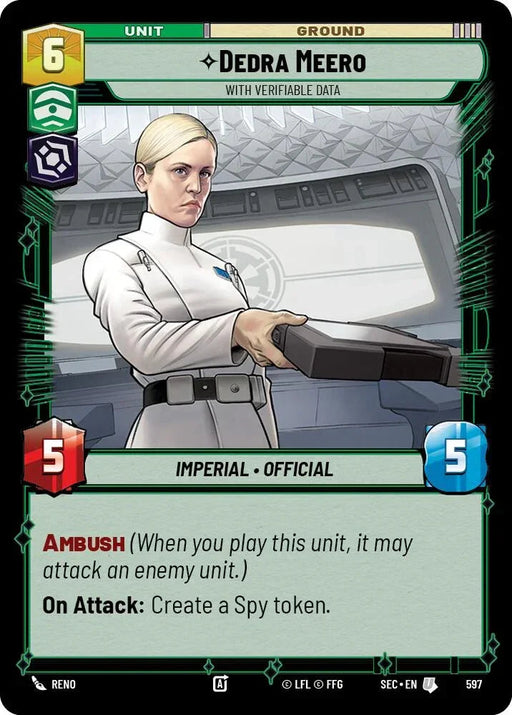 Dedra Meero - With Verifiable Data (Foil) (597) (597) [Secrets of Power] - for just $0.10! 