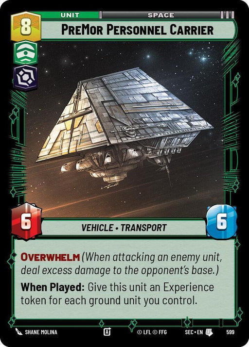 PreMor Personnel Carrier (599) (Foil) (599) [Secrets of Power] - for just $0.10! 