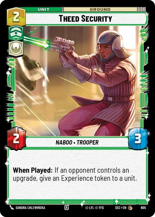 Theed Security (605) (Foil) (605) [Secrets of Power] - for just $0.10! 