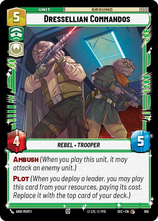 Dressellian Commandos (610) (Foil) (610) [Secrets of Power] - for just $0.10! 