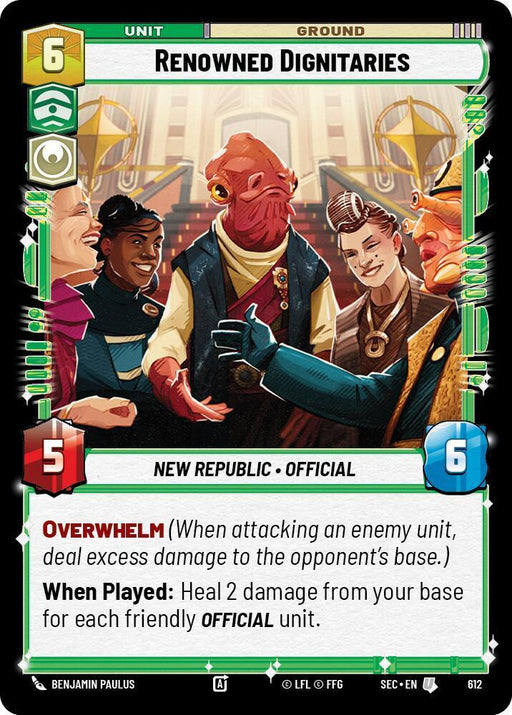 Renowned Dignitaries (612) (Foil) (612) [Secrets of Power] - for just $0.10! 