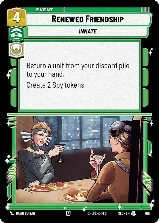 Renewed Friendship (615) (Foil) (615) [Secrets of Power] - for just $0.10! 