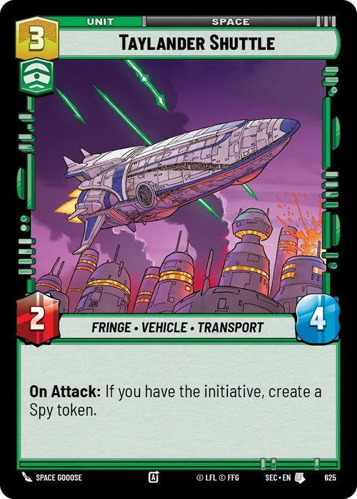 Taylander Shuttle (625) (Foil) (625) [Secrets of Power] - for just $0.10! 