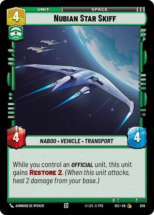 Nubian Star Skiff (626) (Foil) (626) [Secrets of Power] - for just $0.10! 