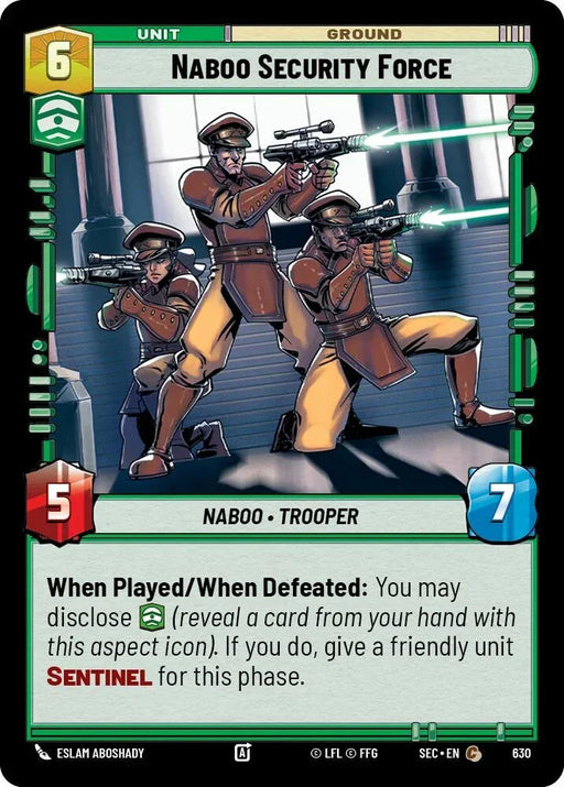 Naboo Security Force (630) (Foil) (630) [Secrets of Power] - for just $0.10! 