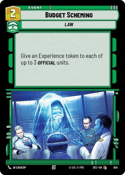 Budget Scheming (634) (Foil) (634) [Secrets of Power] - for just $0.10! 