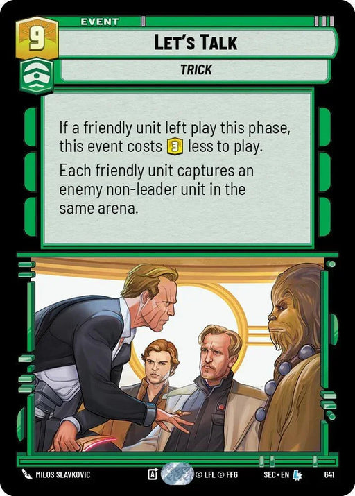 Let's Talk (641) (Foil) (641) [Secrets of Power] - for just $0.25! 
