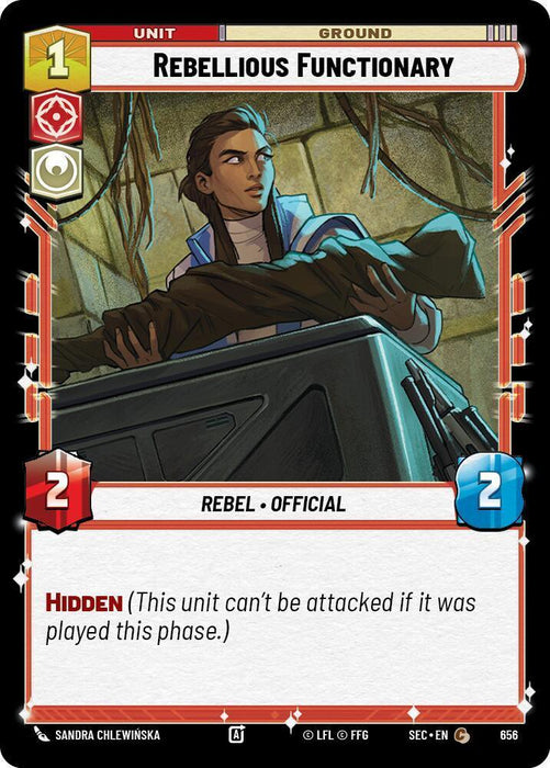 Rebellious Functionary (656) (Foil) (656) [Secrets of Power] - for just $0.10! 