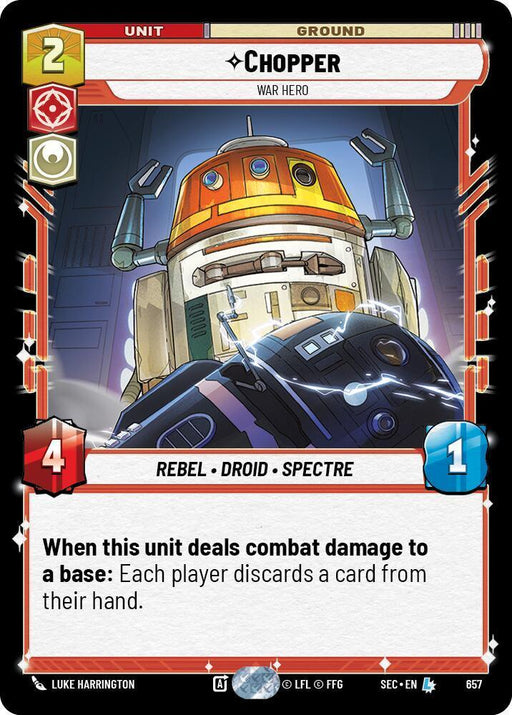 Chopper (657) - War Hero (Foil) (657) [Secrets of Power] - for just $0.90! 