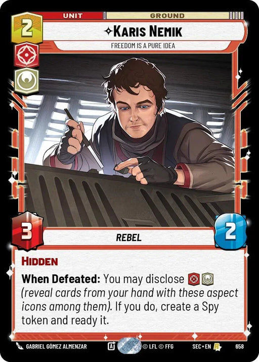 Karis Nemik - Freedom is a Pure Idea (Foil) (658) (658) [Secrets of Power] - for just $1.70! 