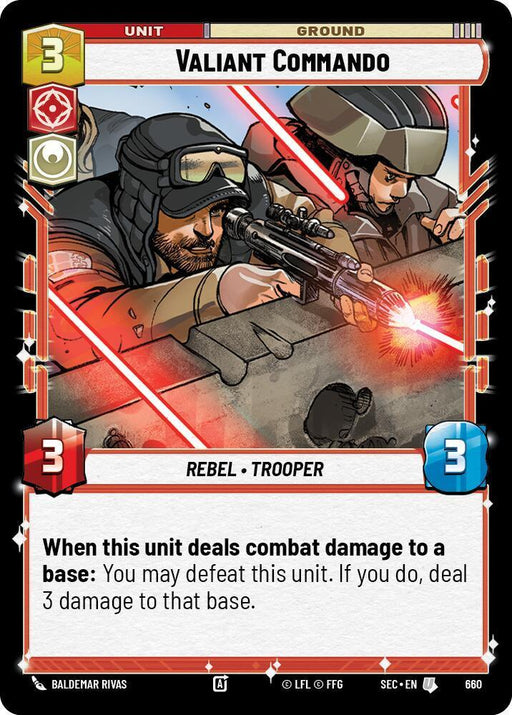 Valiant Commando (660) (Foil) (660) [Secrets of Power] - for just $0.10! 