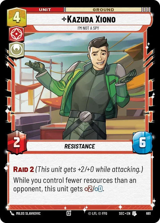 Kazuda Xiono - I'm Not A Spy (Foil) (661) (661) [Secrets of Power] - for just $0.10! 