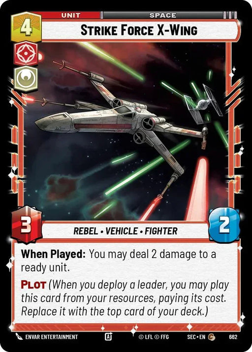 Strike Force X-Wing (662) (Foil) (662) [Secrets of Power] - for just $0.10! 