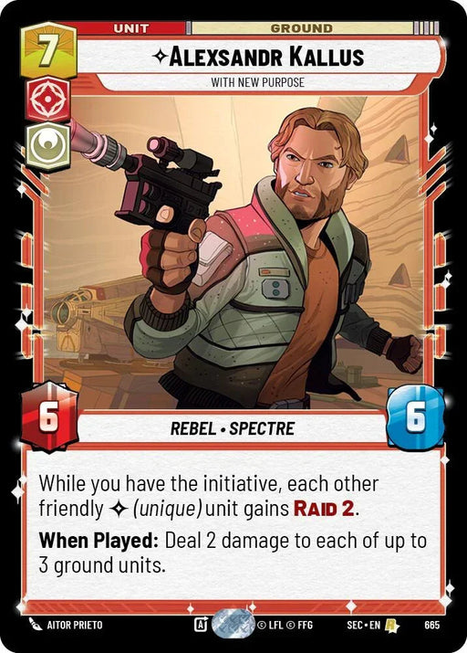 Alexsandr Kallus - With New Purpose (Foil) (665) (665) [Secrets of Power] - for just $0.15! 