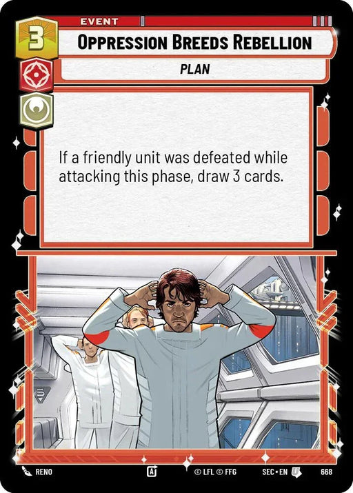 Oppression Breeds Rebellion (668) (Foil) (668) [Secrets of Power] - for just $0.10! 