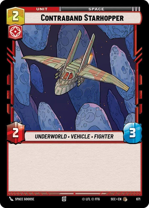 Contraband Starhopper (671) (Foil) (671) [Secrets of Power] - for just $0.10! 