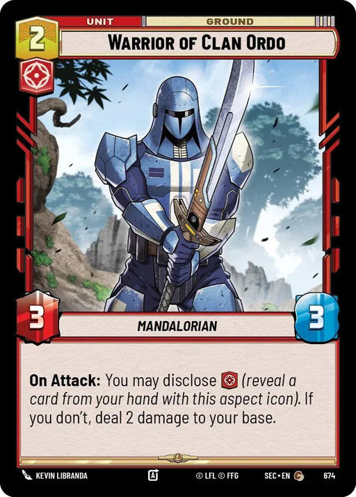 Warrior of Clan Ordo (674) (Foil) (674) [Secrets of Power] - for just $0.10! 