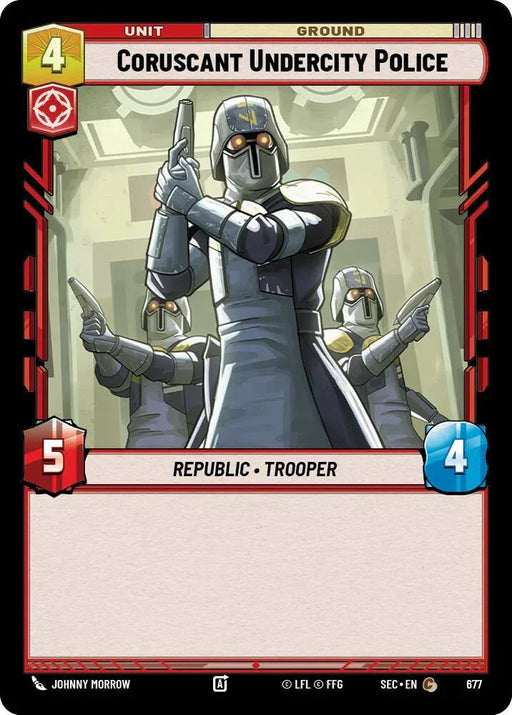 Coruscant Undercity Police (677) (Foil) (677) [Secrets of Power] - for just $0.10! 