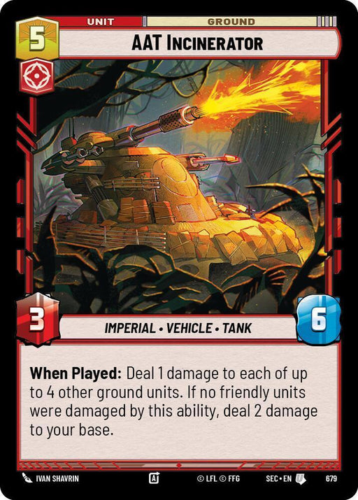 AAT Incinerator (679) (Foil) (679) [Secrets of Power] - for just $0.10! 