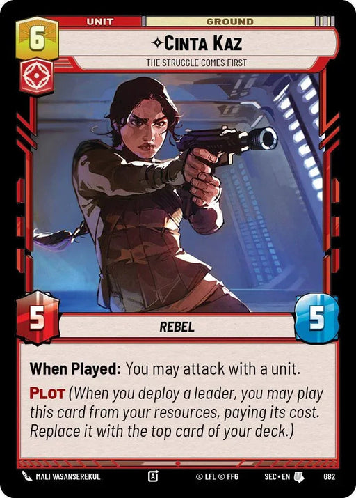Cinta Kaz - The Struggle Comes First (Foil) (682) (682) [Secrets of Power] - for just $0.25! 