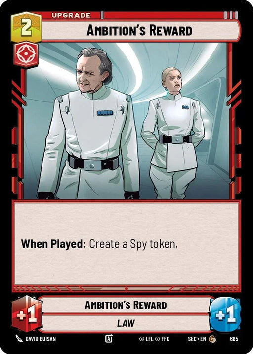 Ambition's Reward (685) (Foil) (685) [Secrets of Power] - for just $0.10! 