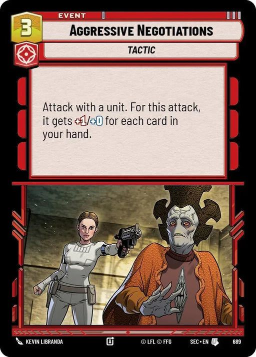 Aggressive Negotiations (689) (Foil) (689) [Secrets of Power] - for just $1.15! 