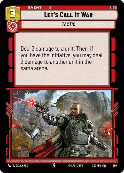 Let's Call It War (690) (Foil) (690) [Secrets of Power] - for just $0.10! 