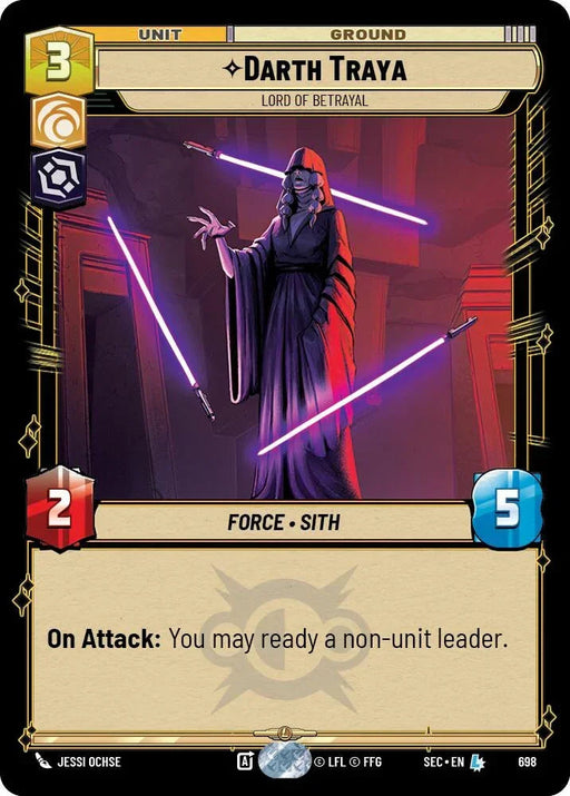 Darth Traya - Lord of Betrayal (Foil) (698) (698) [Secrets of Power] - for just $4! 