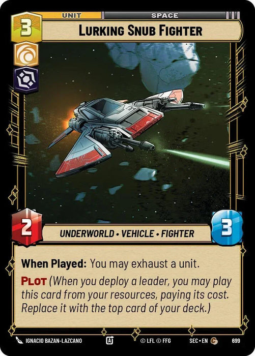 Lurking Snub Fighter (699) (Foil) (699) [Secrets of Power] - for just $0.10! 