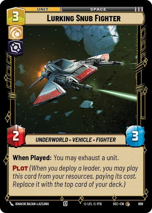 Lurking Snub Fighter (699) (Foil) (699) [Secrets of Power] - for just $0.10! 