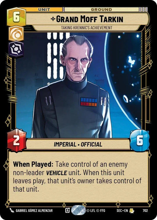 Grand Moff Tarkin - Taking Krennic's Achievement (Foil) (702) (702) [Secrets of Power] - for just $0.10! 