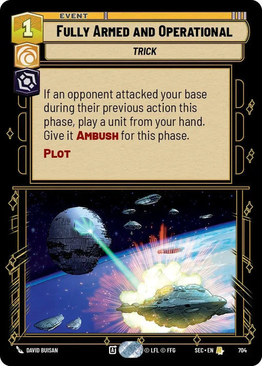 Fully Armed and Operational (704) (Foil) (704) [Secrets of Power] - for just $0.15! 