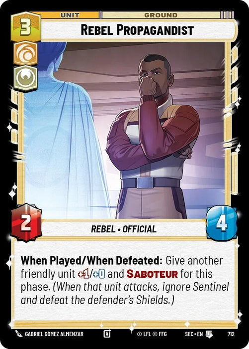 Rebel Propagandist (712) (Foil) (712) [Secrets of Power] - for just $0.10! 