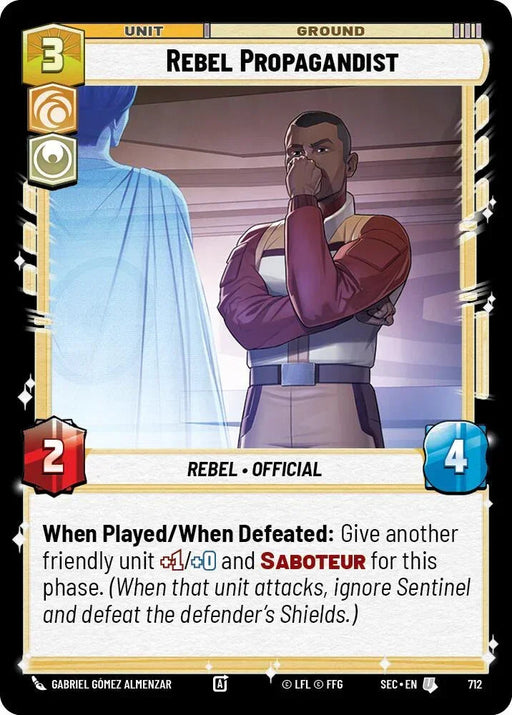 Rebel Propagandist (712) (Foil) (712) [Secrets of Power] - for just $0.10! 