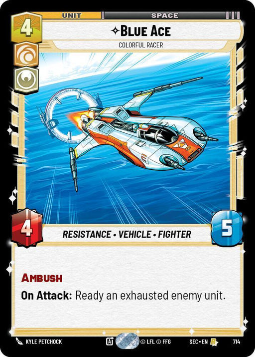 Blue Ace - Colorful Racer (Foil) (714) (714) [Secrets of Power] - for just $2.10! 