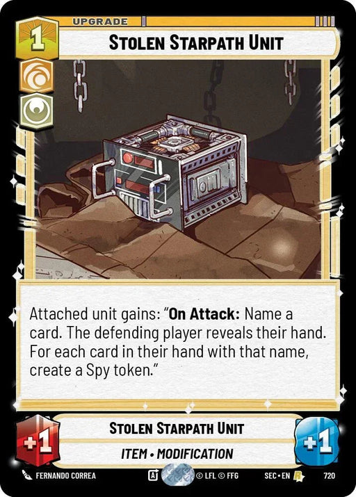 Stolen Starpath Unit (720) (Foil) (720) [Secrets of Power] - for just $0.10! 