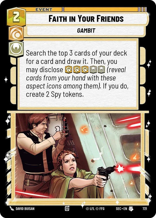Faith in Your Friends (721) (Foil) (721) [Secrets of Power] - for just $0.10! 