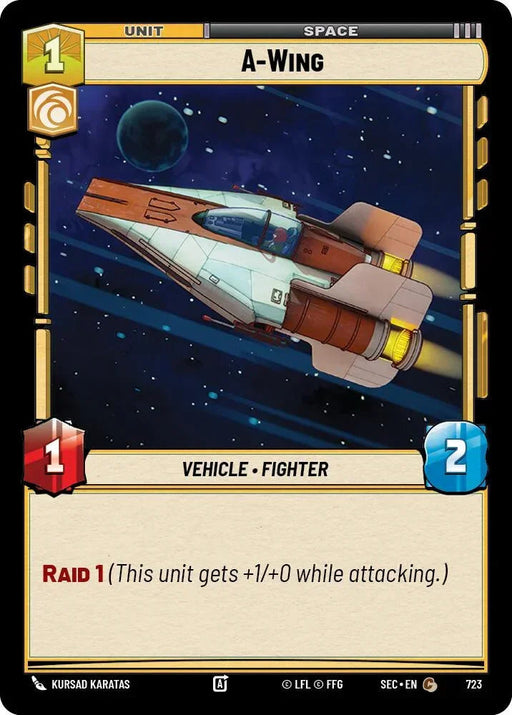 A-Wing - Wing (723) (Foil) (723) (723) [Secrets of Power] - for just $0.10! 