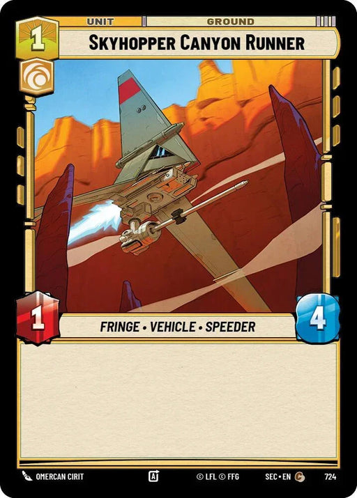 Skyhopper Canyon Runner (724) (Foil) (724) [Secrets of Power] - for just $0.10! 