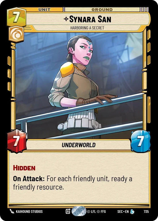 Synara San - Harboring a Secret (Foil) (735) (735) [Secrets of Power] - for just $0.25! 