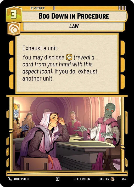 Bog Down in Procedure (744) (Foil) (744) [Secrets of Power] - for just $0.10! 
