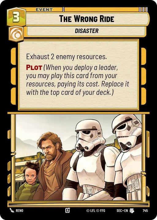 The Wrong Ride (745) (Foil) (745) [Secrets of Power] - for just $0.10! 