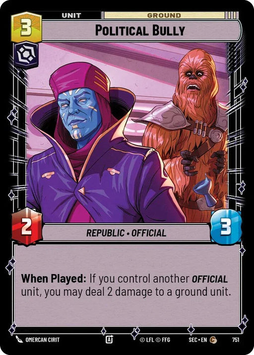 Political Bully (751) (Foil) (751) [Secrets of Power] - for just $0.10! 