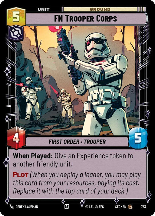 FN Trooper Corps (753) (Foil) (753) [Secrets of Power] - for just $0.10! 